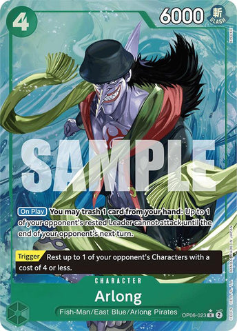 Arlong (Alternate Art) [Premium Booster -The Best-] - OP06-023