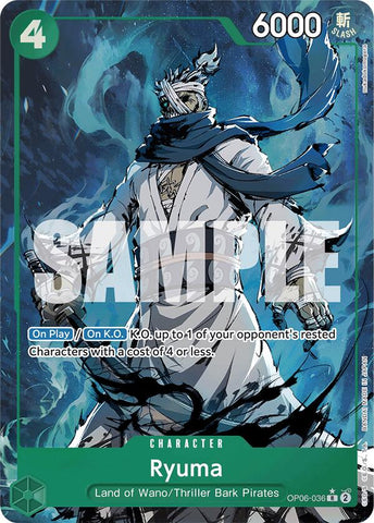 Ryuma (Alternate Art) [Premium Booster -The Best-] - OP06-036