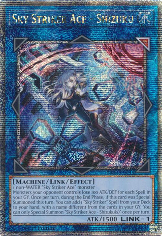 Sky Striker Ace - Shizuku (Alternate Art) (Quarter Century Secret Rare) [RA03-EN043] Quarter Century Secret Rare