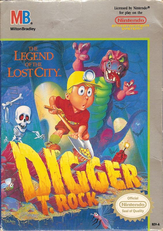 Digger T. Rock: Legend of the Lost City - NES
