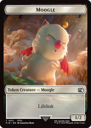 Moogle (0011) // Treasure (0023) Double-Sided Token [FINAL FANTASY Tokens]