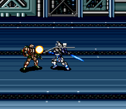 Cyber Knight II: ChikyÅ« Teikoku no YabÅ - SNES