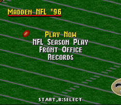 Madden NFL 96 - SNES