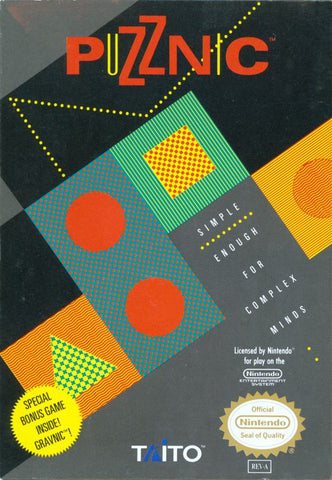 Puzznic - NES