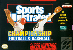 Sports Illustrated: Championship Football & Baseball - SNES