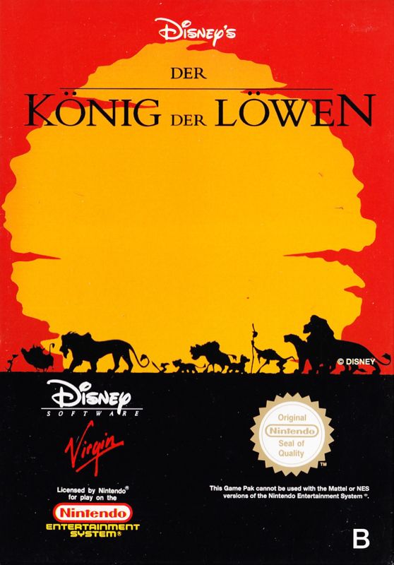 Disney's The Lion King - NES