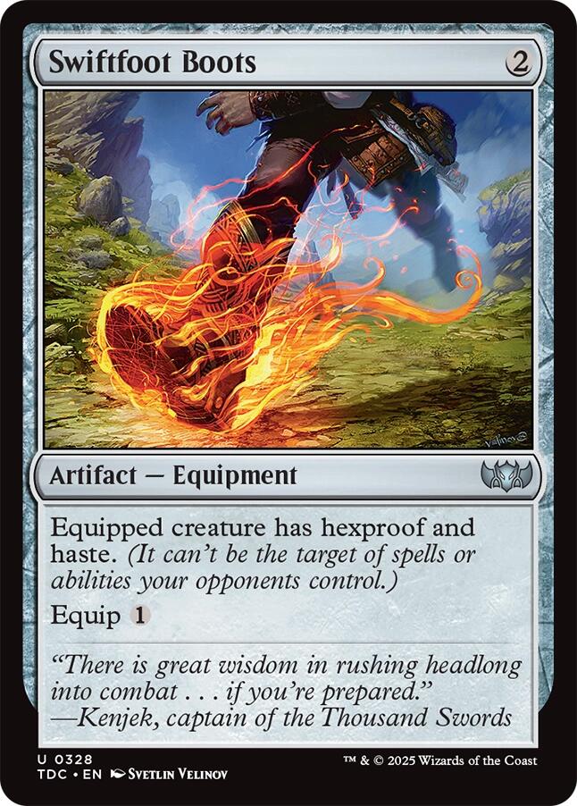 Swiftfoot Boots [Tarkir: Dragonstorm Commander]