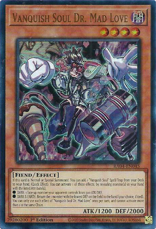 Vanquish Soul Dr. Mad Love [RA04-EN045] Ultra Rare