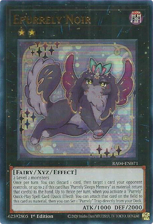 Epurrely Noir [RA04-EN071] Ultra Rare