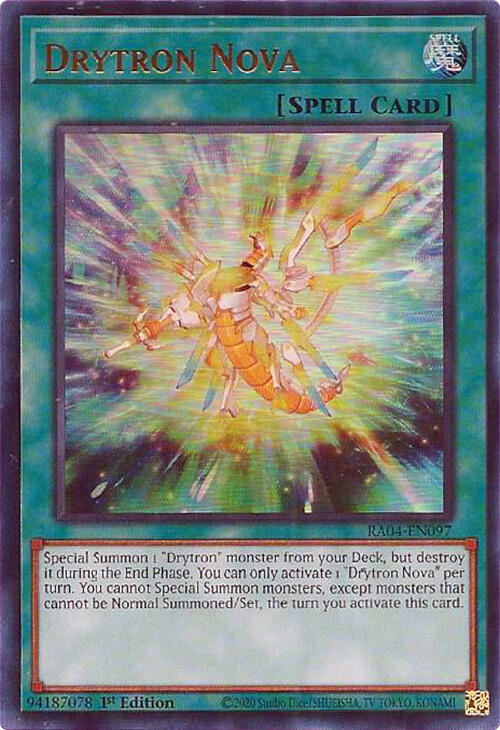 Drytron Nova [RA04-EN097] Ultra Rare