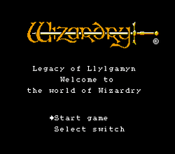 Wizardry: Legacy of Llylgamyn - The Third Scenario - NES