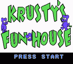 Krusty's Super Fun House - NES