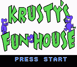 Krusty's Super Fun House - NES