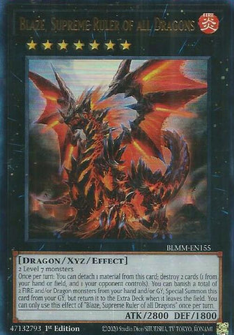 Blaze, Supreme Ruler of all Dragons [BLMM-EN155] Ultra Rare