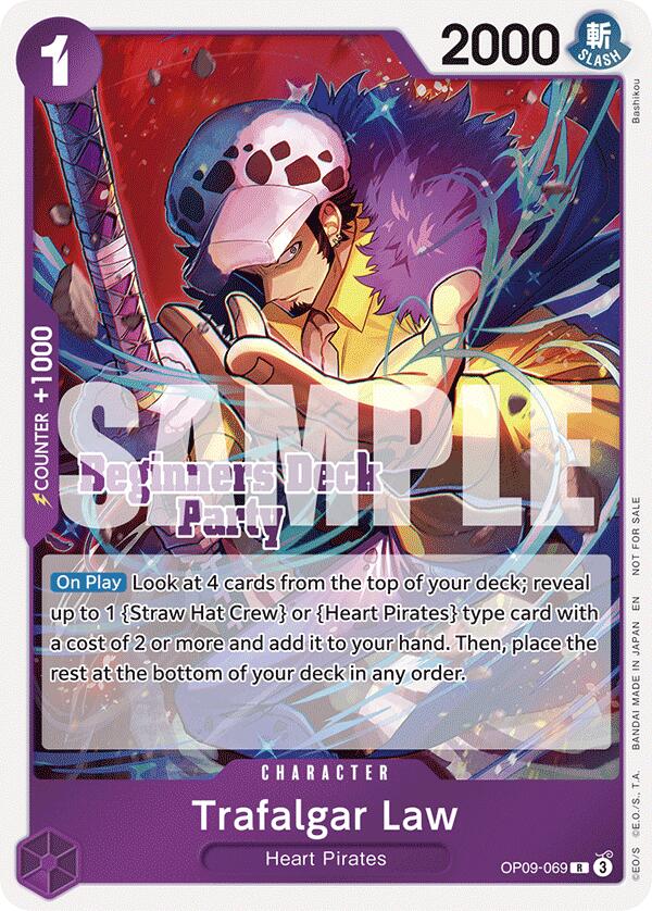 Trafalgar Law (ST-23 - ST-28 Beginners Deck Party) [Participation] [One Piece Promotion Cards] - OP09-069