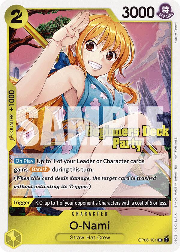 O-Nami (ST-23 - ST-28 Beginners Deck Party) [Participation] [One Piece Promotion Cards] - OP06-101