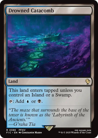 Drowned Catacomb (Surge Foil) [FINAL FANTASY Commander]