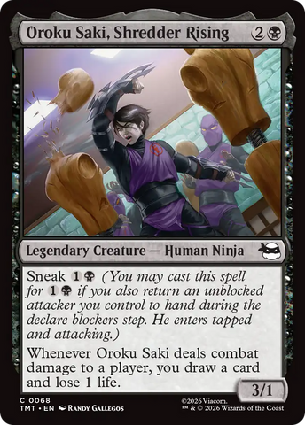 Oroku Saki, Shredder Rising [Teenage Mutant Ninja Turtles]