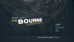 Robert Ludlum's The Bourne Conspiracy - PS3