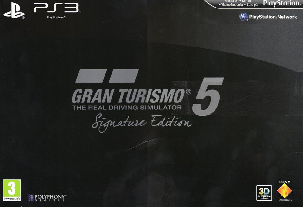 Gran Turismo 5 (Signature Edition) - PS3