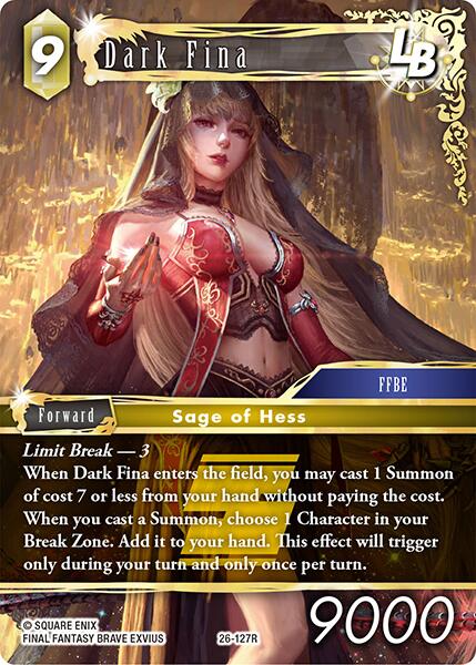 Dark Fina LB [Gunslinger in the Abyss]