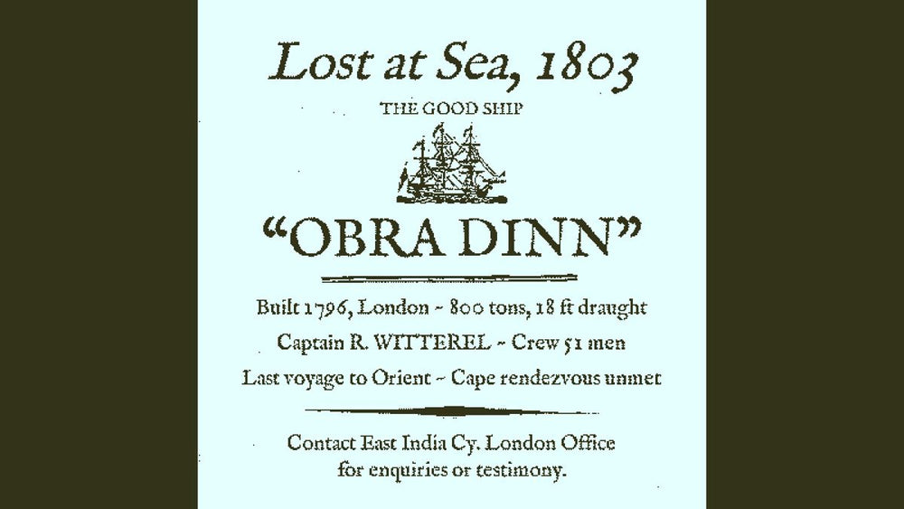 Return of the Obra Dinn - Switch