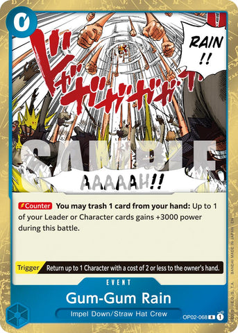 Gum-Gum Rain (Reprint) [Premium Booster -The Best- Vol. 2]