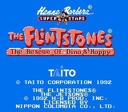 The Flintstones: The Rescue of Dino & Hoppy - NES