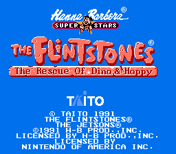 The Flintstones: The Rescue of Dino & Hoppy - NES