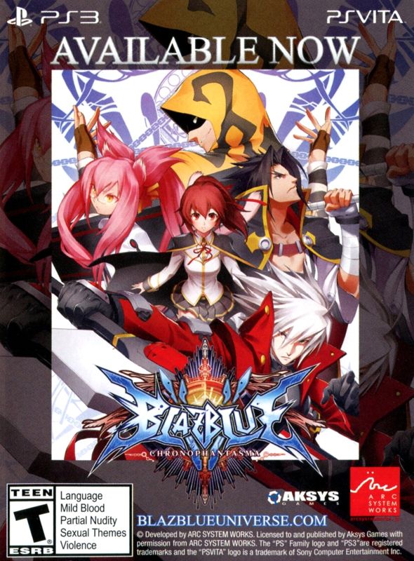 BlazBlue: Chrono Phantasma - PS3