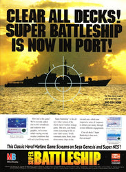 Super Battleship: The Classic Naval Combat Game - SNES