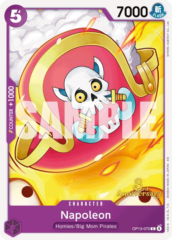 Napoleon [Carrying On His Will: 3rd Anniversary Tournament Cards] - OP13-070
