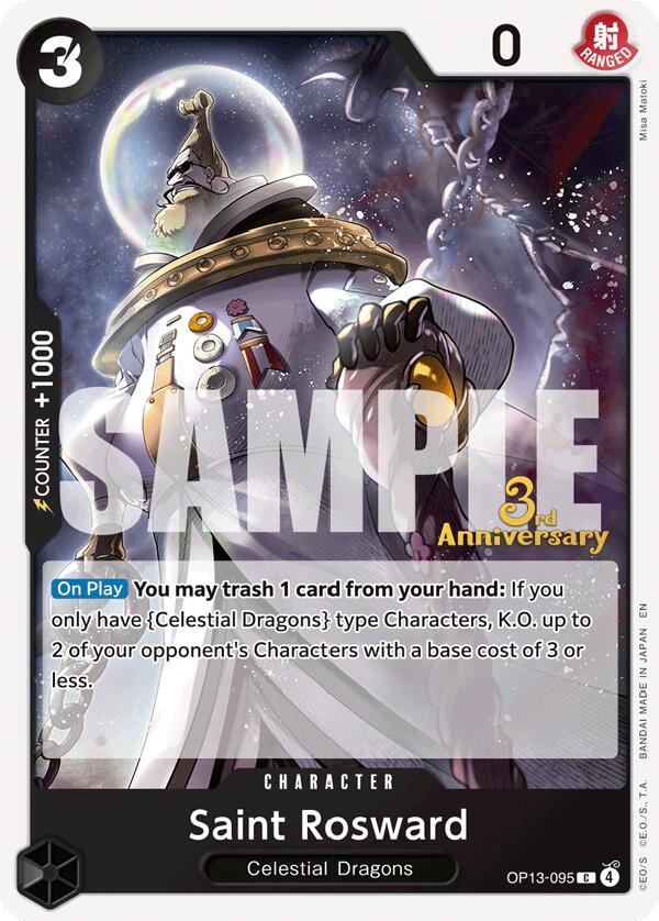 Saint Rosward [Carrying On His Will: 3rd Anniversary Tournament Cards] - OP13-095