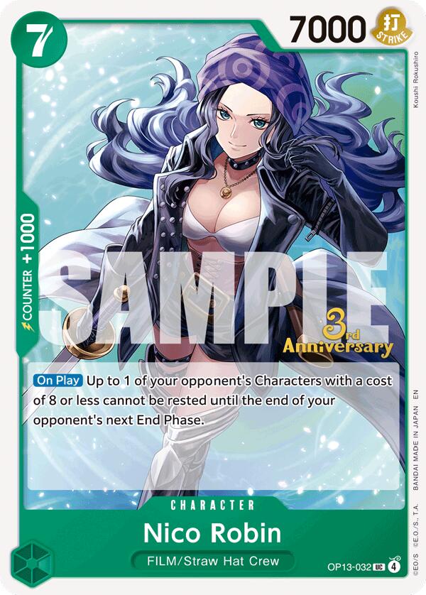 Nico Robin [Carrying On His Will: 3rd Anniversary Tournament Cards] - OP13-032