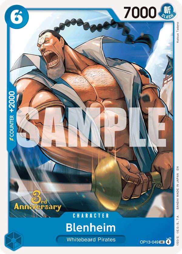 Blenheim [Carrying On His Will: 3rd Anniversary Tournament Cards] - OP13-049