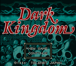 Dark Kingdom - SNES