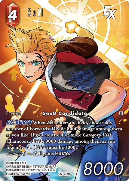 Zell EX (Full Art) [Journey of Discovery]