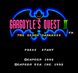 Gargoyle's Quest II - NES