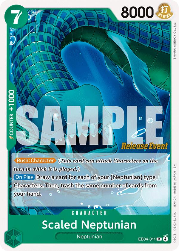 Scaled Neptunian [The Azure Sea's Seven Release Event Cards] - EB04-011
