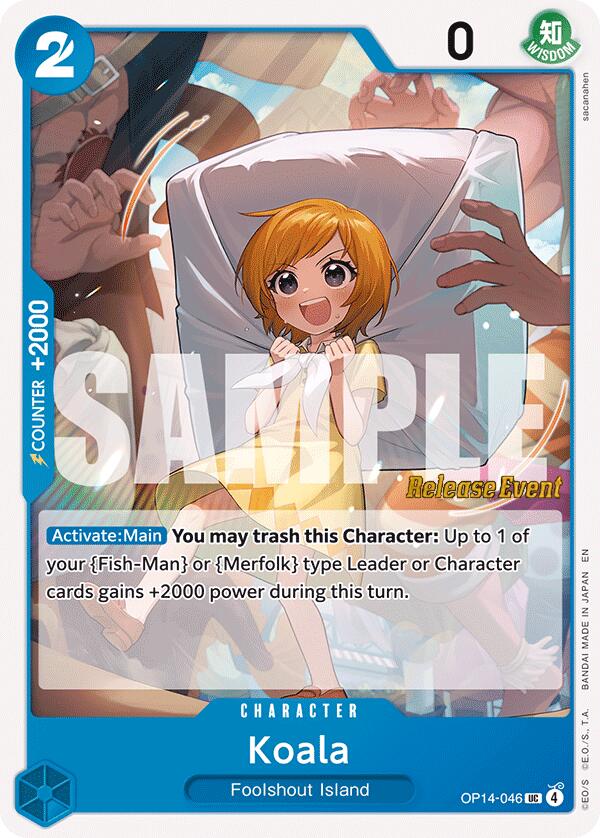 Koala [The Azure Sea's Seven Release Event Cards] - OP14-046