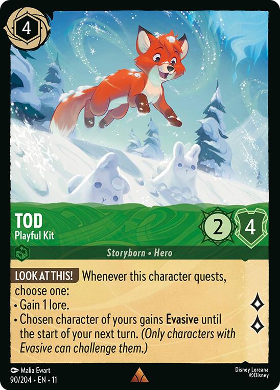 Tod - Playful Kit (90/204) [Winterspell]