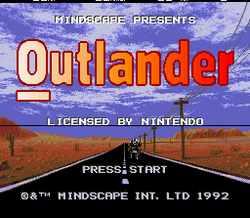 Outlander - SNES