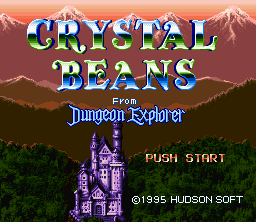 Crystal Beans from Dungeon Explorer - SNES