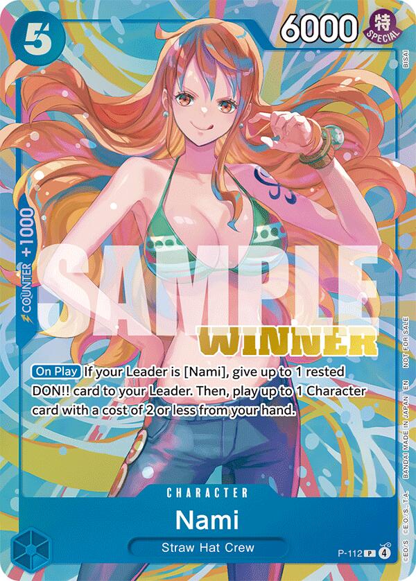 Nami (Heroines Battle Winner Pack) [One Piece Promotion Cards] - P-112