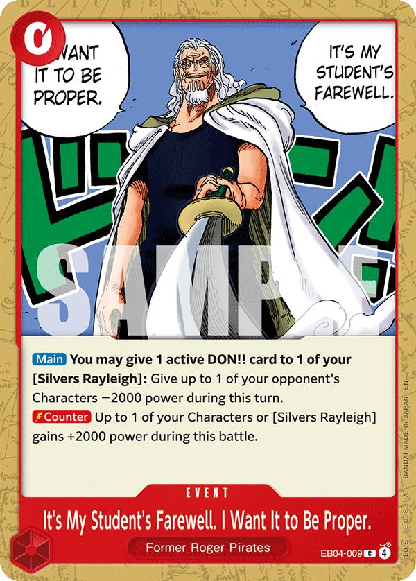 It's My Student's Farewell. I Want It to Be Proper. [Adventure on Kami's Island] - EB04-009