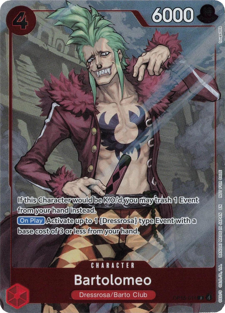 Bartolomeo (Dash Pack) [Adventure on Kami's Island] - OP15-014