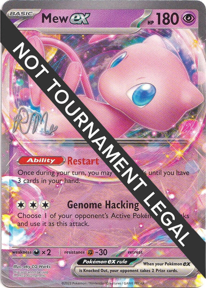 Mew ex (151/165) - 2025 (Riley McKay) [World Championships 2025]