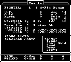 Wizardry V: Heart of the Maelstrom - SNES