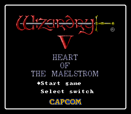 Wizardry V: Heart of the Maelstrom - SNES