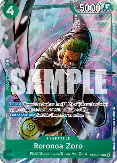 Roronoa Zoro (Premium Card Collection -Best Selection Vol. 6-) [One Piece Promotion Cards] - OP13-037